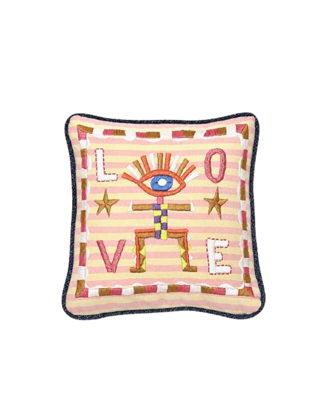 LOVE — Hand-Embroidered Talisman Cushion