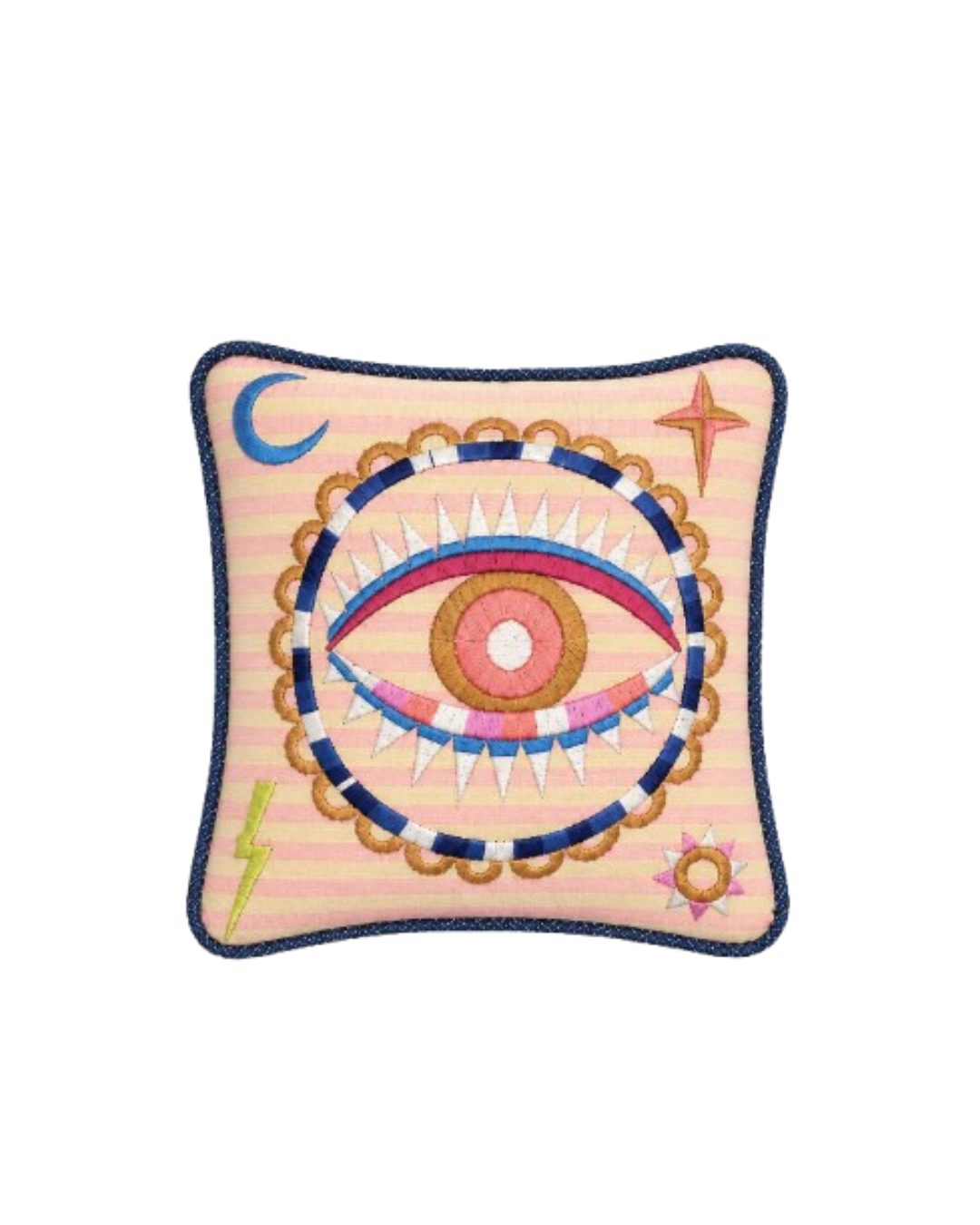 MATA — Hand-Embroidered Talisman Cushion