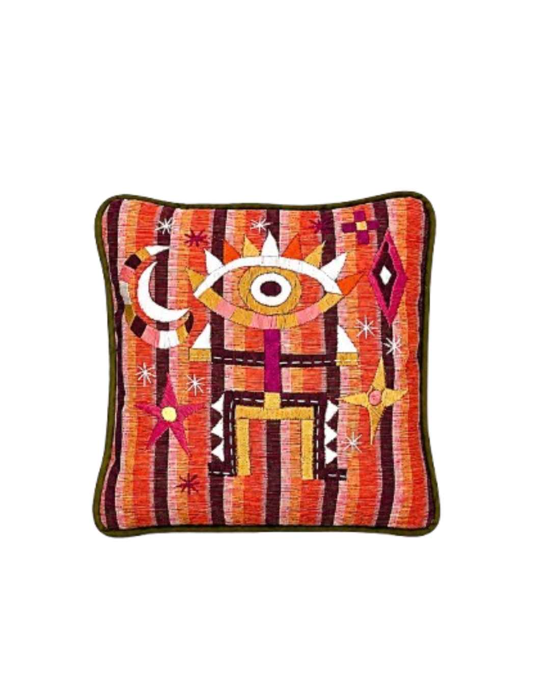 COSMIC — Hand-Embroidered Talisman Cushion