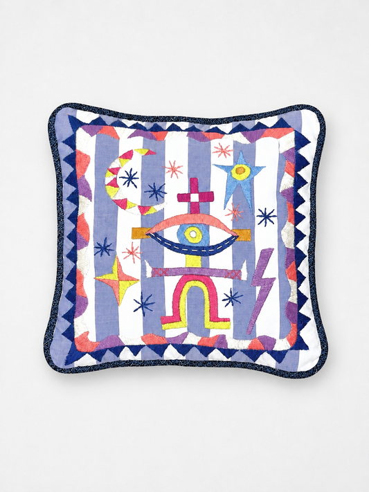 MAGIC — Hand-Embroidered Talisman Cushion