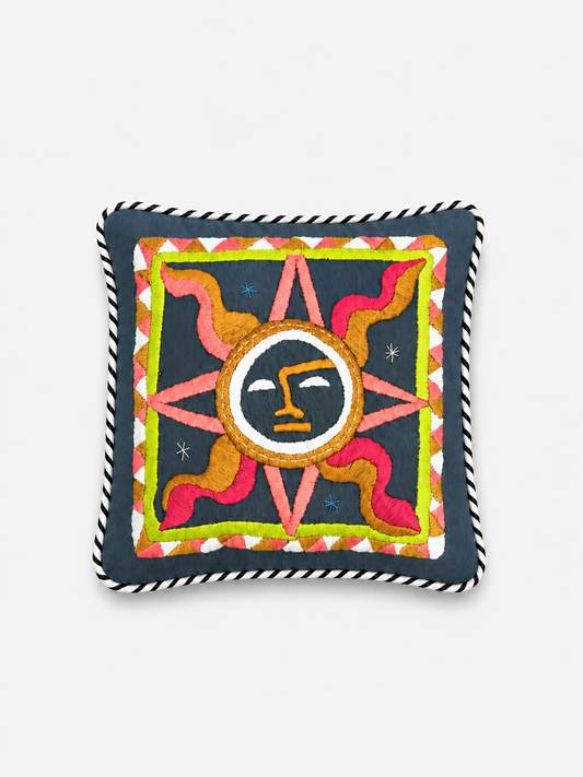 ARAW — Hand-Embroidered Talisman Cushion