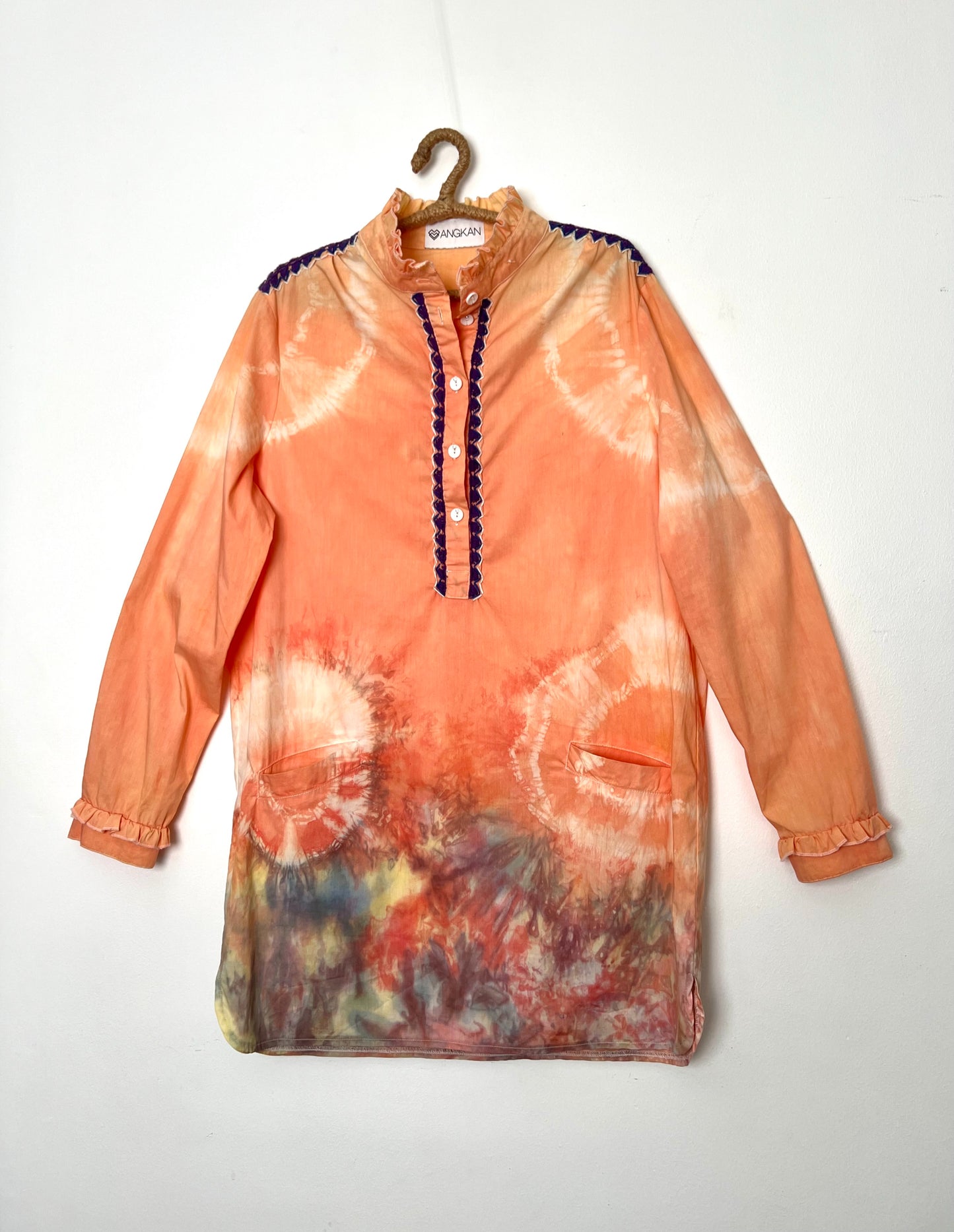 TRIZIA peach shirt/dress